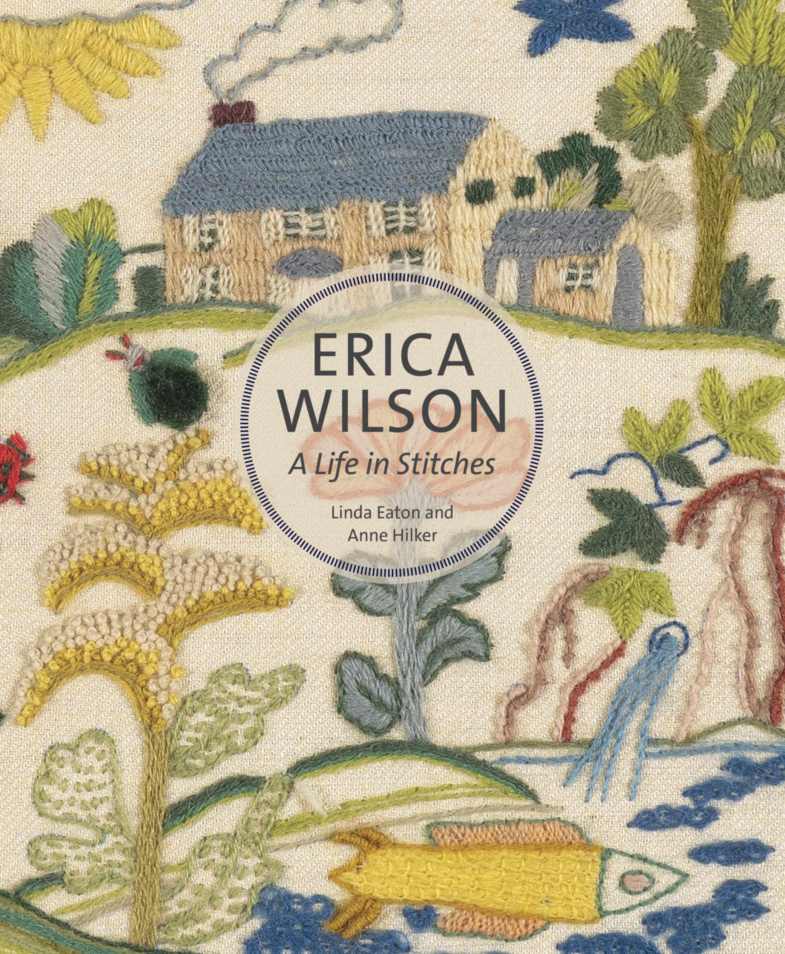 Book cover, Erica Wilson: A Life in Stiches